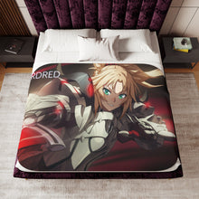 Load image into Gallery viewer, Fate/Apocrypha Saber Of Red Sherpa Blanket