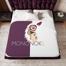 Load image into Gallery viewer, Anime Princess Mononoke Sherpa Blanket