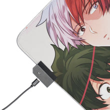 Load image into Gallery viewer, My Hero Academia Izuku Midoriya RGB LED Mouse Pad (Desk Mat)