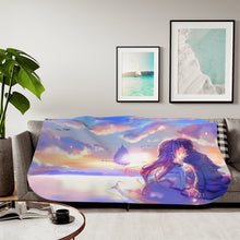 Load image into Gallery viewer, Kirito & Asuna Sherpa Blanket