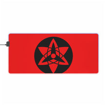 Load image into Gallery viewer, Sharingan, Mangekyō Sharingan RGB LED Mouse Pad (Desk Mat)