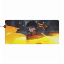 Load image into Gallery viewer, Shinra Kusababe RGB LED Mouse Pad (Desk Mat)