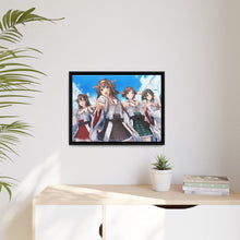 Load image into Gallery viewer, Anime Kantai Collection Canvas Framed Art Print