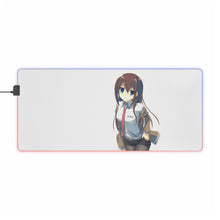 Load image into Gallery viewer, Makise Kurisu RGB LED Mouse Pad (Desk Mat)