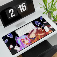 Load image into Gallery viewer, Sora and Shiro Mouse Pad (Desk Mat)