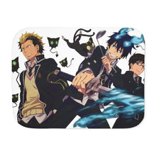 Load image into Gallery viewer, Rin,Yukio and Ryuji Sherpa Blanket