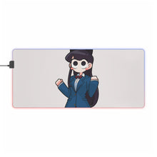 Load image into Gallery viewer, Komi Can't Communicate Komi Shouko RGB LED Mouse Pad (Desk Mat)