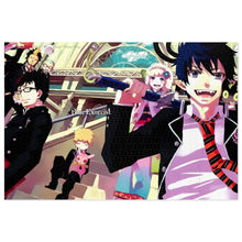 Load image into Gallery viewer, Blue Exorcist Rin Okumura, Yukio Okumura, Kuro, Shiemi Moriyama Jigsaw Puzzle