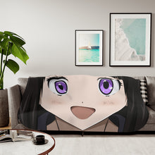 Load image into Gallery viewer, Eru Chitanda Smiling face Sherpa Blanket