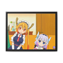 Load image into Gallery viewer, Miss Kobayashi's Dragon Maid Kanna Kamui, Kobayashi San Chi No Maid Dragon, Tohru Canvas Framed Art Print