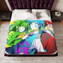 Load image into Gallery viewer, Kaede,Nagisa and Karma Sherpa Blanket