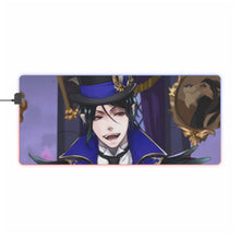 Load image into Gallery viewer, Black Butler Sebastian Michaelis RGB LED Mouse Pad (Desk Mat)