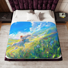 Load image into Gallery viewer, Anime Princess Mononoke Sherpa Blanket