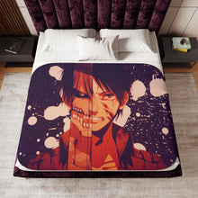 Load image into Gallery viewer, Shingeki no Kyojin - Eren/Titan Sherpa Blanket