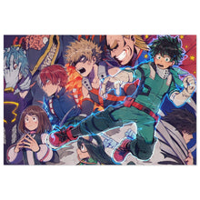 Load image into Gallery viewer, My Hero Academia Izuku Midoriya, Katsuki Bakugou, All Might, Shouta Aizawa, Tsuyu Asui Jigsaw Puzzle