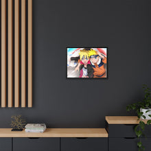 Load image into Gallery viewer, Naruto and Boruto Canvas Framed Art Print
