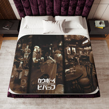 Load image into Gallery viewer, Anime Cowboy Bebop Sherpa Blanket