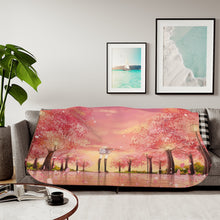 Load image into Gallery viewer, Anime Your Lie in April Sherpa Blanket