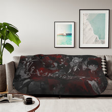 Load image into Gallery viewer, Exorcist Gang/Blue exorcist Sherpa Blanket