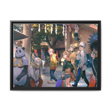 Load image into Gallery viewer, Jujutsu Kaisen Megumi Fushiguro, Nobara Kugisaki, Kento Nanami, Toge Inumaki, Maki Zenin Canvas Framed Art Print