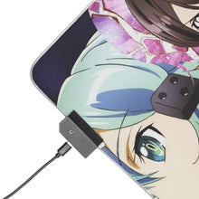 Load image into Gallery viewer, Kirito and Sinon RGB LED Mouse Pad (Desk Mat)