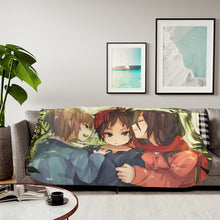 Load image into Gallery viewer, Anime Attack On Titan Sherpa Blanket