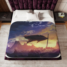 Load image into Gallery viewer, Anime Tengen Toppa Gurren Lagannr Sherpa Blanket