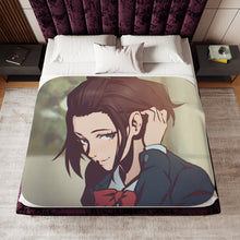 Load image into Gallery viewer, Satomi Murano Face Sherpa Blanket