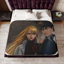 Load image into Gallery viewer, Roy Mustang Sherpa Blanket