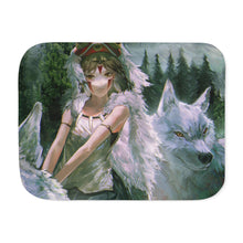 Load image into Gallery viewer, Anime Princess Mononoke Sherpa Blanket