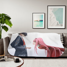 Load image into Gallery viewer, Anime Darling in the FranXX Sherpa Blanket