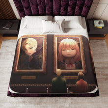 Load image into Gallery viewer, Spy x Family Anya Forger, Loid Forger, Yor Forger Sherpa Blanket