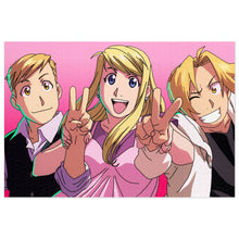 Load image into Gallery viewer, Alphonse, Winry and Edward Jigsaw Puzzle
