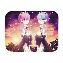 Load image into Gallery viewer, Ram&Rem Sherpa Blanket