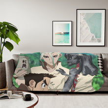 Load image into Gallery viewer, Anime Dr. Stone Sherpa Blanket