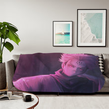 Load image into Gallery viewer, Jujutsu Kaisen Sherpa Blanket