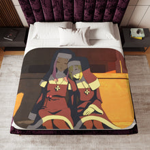 Load image into Gallery viewer, Fire Force Iris, Hibana Sherpa Blanket