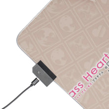 Load image into Gallery viewer, Glass Heart Princess RGB LED Mouse Pad (Desk Mat)