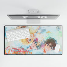 Load image into Gallery viewer, Anime Your Lie in April Mouse Pad (Desk Mat)