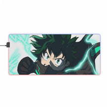 Load image into Gallery viewer, My Hero Academia Izuku Midoriya RGB LED Mouse Pad (Desk Mat)