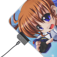 Load image into Gallery viewer, Magical Girl Lyrical Nanoha RGB LED Mouse Pad (Desk Mat)