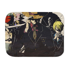Load image into Gallery viewer, One Piece Monkey D. Luffy, Roronoa Zoro, Sanji, Tony Tony Chopper, Usopp Sherpa Blanket