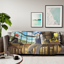 Load image into Gallery viewer, Assassination Classroom Koro-sensei, Karma Akabane, Nagisa Shiota Sherpa Blanket