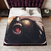 Load image into Gallery viewer, Anime Spirited Away Sherpa Blanket