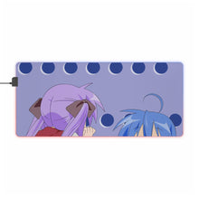 Load image into Gallery viewer, Lucky Star Konata Izumi, Kagami Hiiragi RGB LED Mouse Pad (Desk Mat)