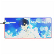 Load image into Gallery viewer, Free! Haruka Nanase RGB LED Mouse Pad (Desk Mat)