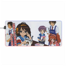 Load image into Gallery viewer, The Melancholy Of Haruhi Suzumiya RGB LED Mouse Pad (Desk Mat)