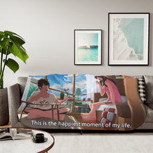 Load image into Gallery viewer, Taki and Mitsuha (Your Name) Sherpa Blanket