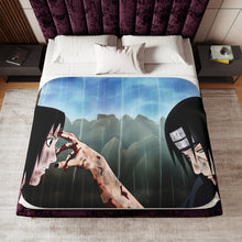 Load image into Gallery viewer, Anime Naruto Sherpa Blanket