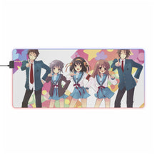 Load image into Gallery viewer, The Melancholy Of Haruhi Suzumiya RGB LED Mouse Pad (Desk Mat)